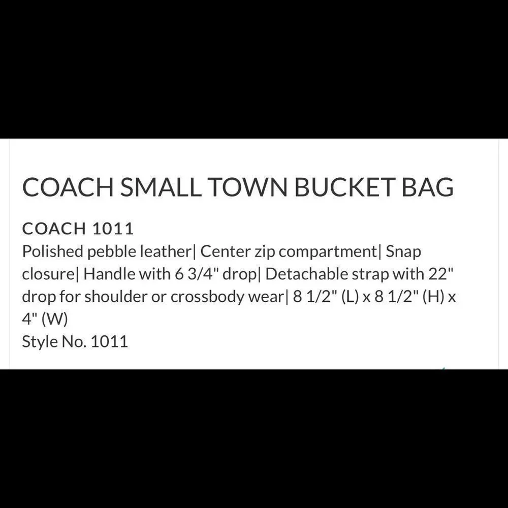 Coach K2111-1011 Small Town Bucket Pebble Leather & Mini ID Holder
